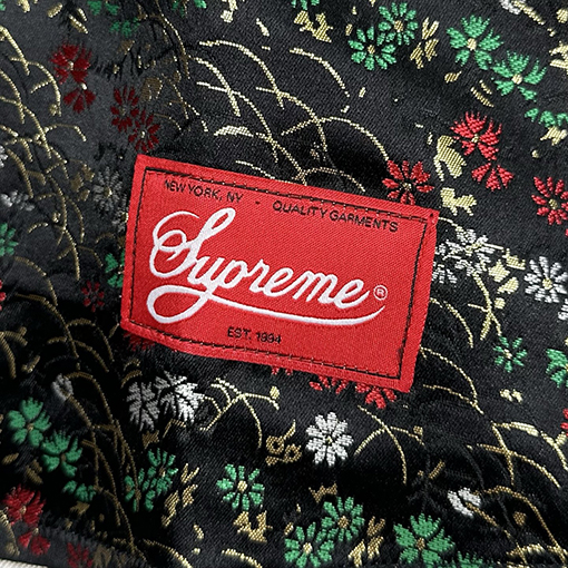 シュプリーム SUPREME 花柄ジャカード織りの半袖ジャージー