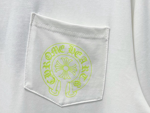 クロムハーツ半袖Tシャツスーパーコピー 新モデルプリント入りクルーネック半袖Tシャツ
