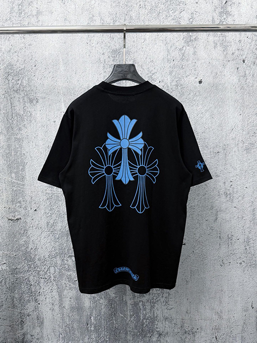 クロムハーツ クラシックプリント クルーネック 半袖Tシャツ