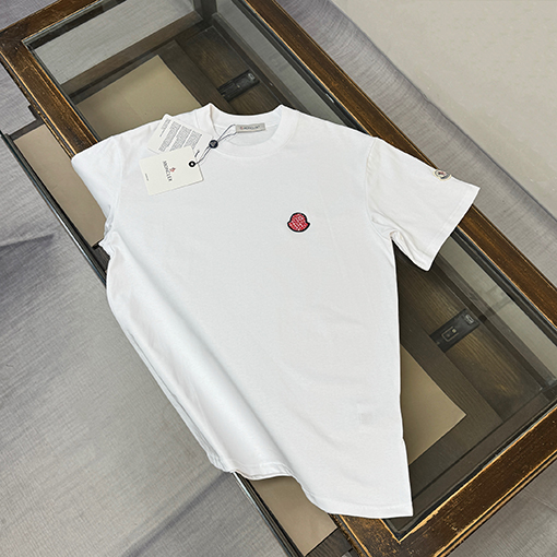 モンクレール 新作サマーファッション ラウンドネック半袖Tシャツ