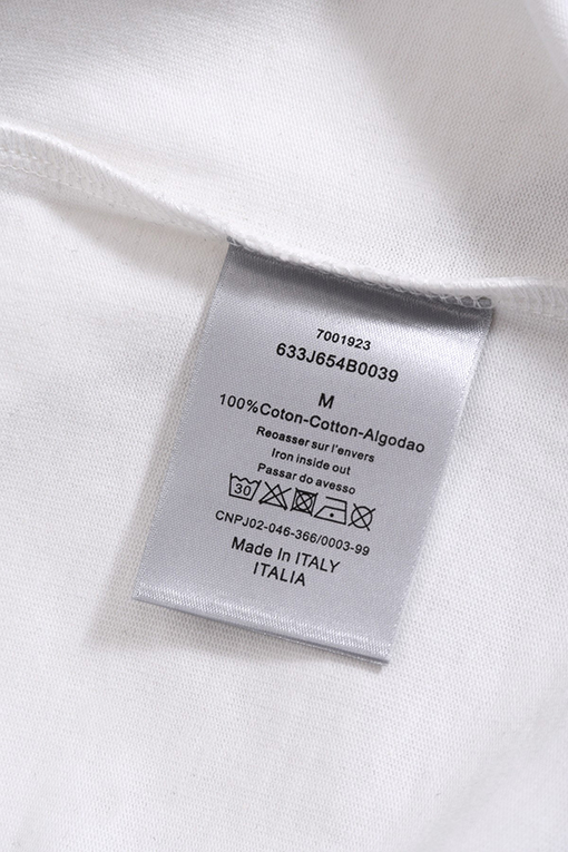 ディオール半袖Tシャツコピー Dior 手描きプリントの半袖Tシャツ