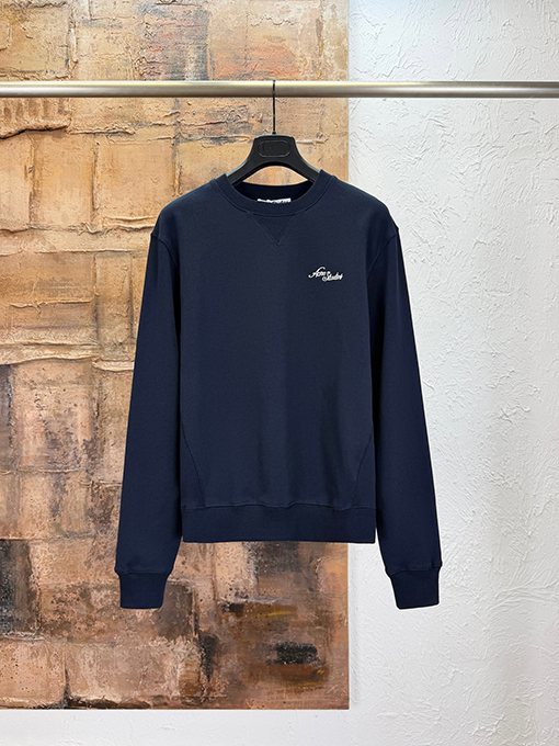 アクネストゥディオズスーパーコピー Acne Studios ロゴ刺繍入りクルーネック スウェットシャツ