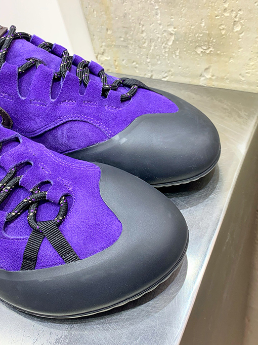 ロエベコピー Grip Calfskin Suede Sneakers グリップシリーズ レトロ薄底カジュアルスニーカー