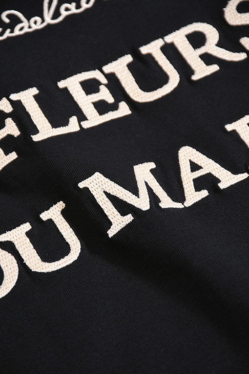 ディオール Dior シンプルな文字刺繍入り半袖Tシャツ