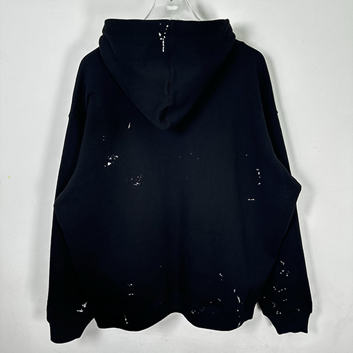 シュプリーム X マルタンマルジェラスーパーコピー SUPREME コラボレーションインクスプラッター刺繍ジップアップパーカー