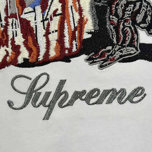 シュプリーム偽物 SUPREME 東京刺繍モンスター半袖Tシャツ