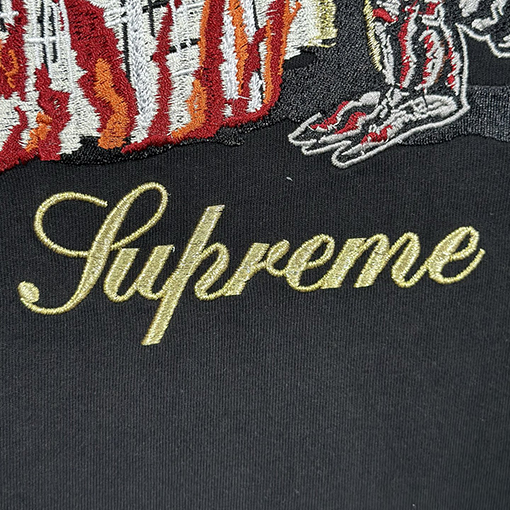 シュプリーム偽物 SUPREME 東京刺繍モンスター半袖Tシャツ