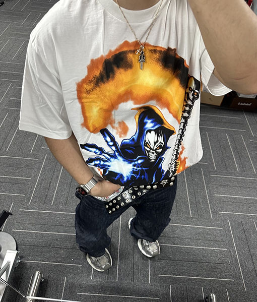 シュプリームコピー SUPREME アメリカンストリートスタイル デスプリント半袖Tシャツ