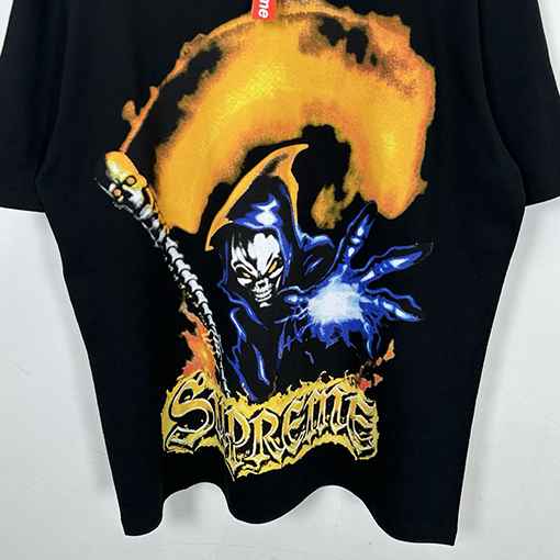 シュプリームコピー SUPREME アメリカンストリートスタイル デスプリント半袖Tシャツ