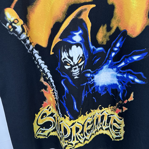 シュプリームコピー SUPREME アメリカンストリートスタイル デスプリント半袖Tシャツ