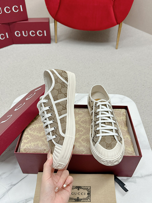 グッチキャンバスシューズスーパーコピー 最新のデニムキャンバスシューズ