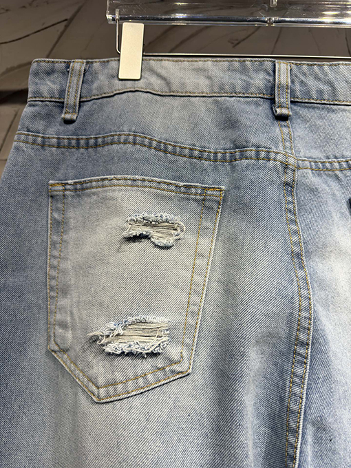 アクネストゥディオズ PatcDistressed Jeans FEah ウォッシュのダメージジーンズ