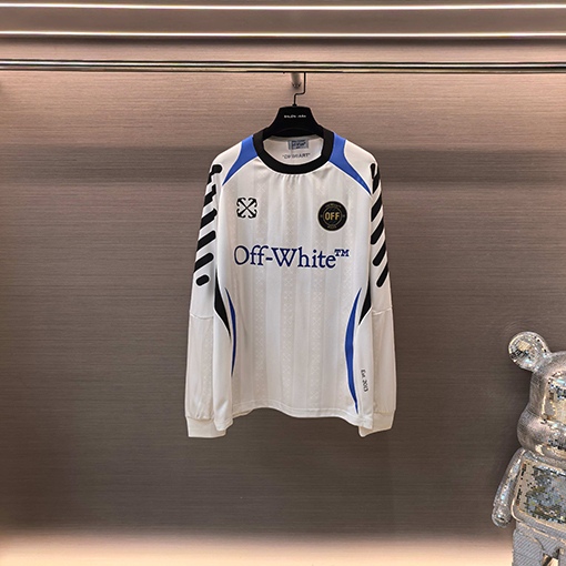 オフホワイト偽物 Off White 限定フットボール長袖ジャージ