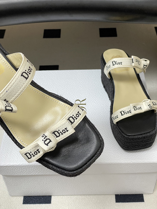 ディオール Dior J'Adior レディースストラップ付きウェッジサンダル