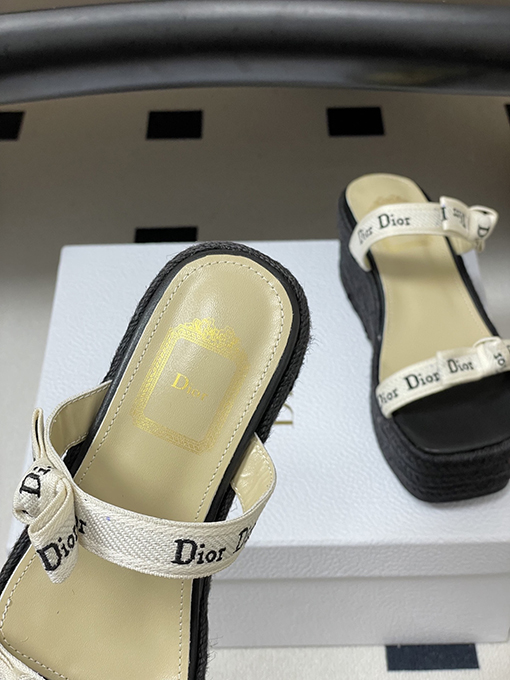 ディオール Dior J'Adior レディースストラップ付きウェッジサンダル