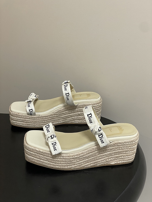 ディオール Dior J'Adior レディースストラップ付きウェッジサンダル