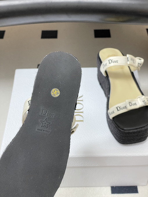 ディオール Dior J'Adior レディースストラップ付きウェッジサンダル