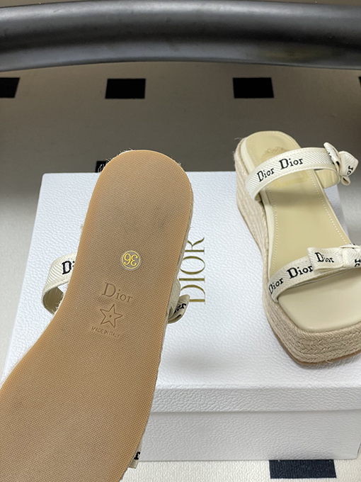ディオール Dior J'Adior レディースストラップ付きウェッジサンダル
