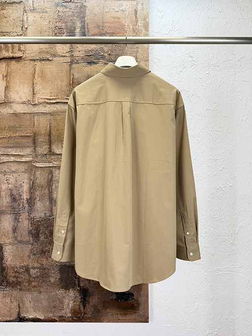 ロエベ 刺繍入りコットン長袖シャツ