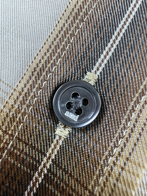 アミ長袖シャツコピー 刺繍入りチェック柄長袖シャツ