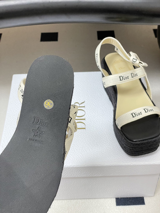 ディオールウェッジサンダルスーパーコピー Dior J’Adior レディースストラップ付きウェッジサンダル