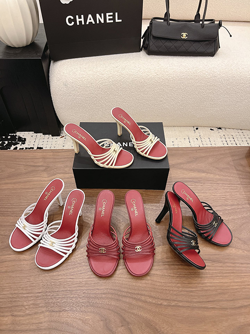 シャネルコピー Spot Sale レディースストラップ付きハイヒールサンダル