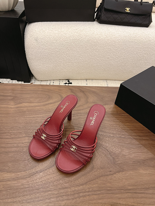 シャネルコピー Spot Sale レディースストラップ付きハイヒールサンダル