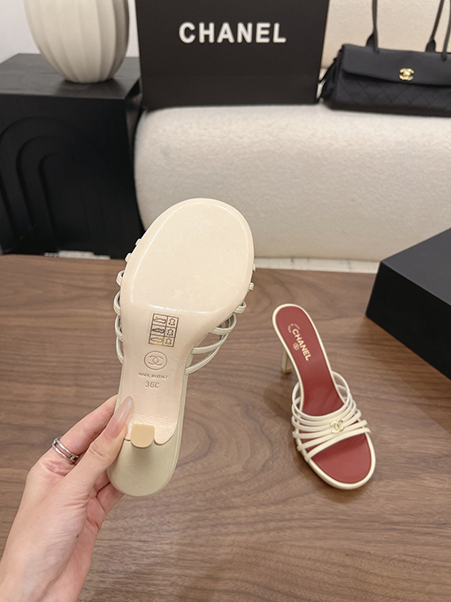 シャネルコピー Spot Sale レディースストラップ付きハイヒールサンダル