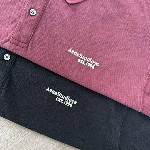 アクネストゥディオズ Acne Studios 最新の半袖ポロシャツ