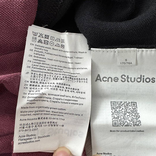 アクネストゥディオズ Acne Studios 最新の半袖ポロシャツ