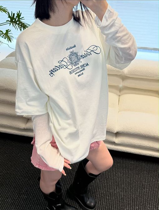 アクネストゥディオズ Acne Studios 新スタイルのフェイクツーピース長袖シャツ