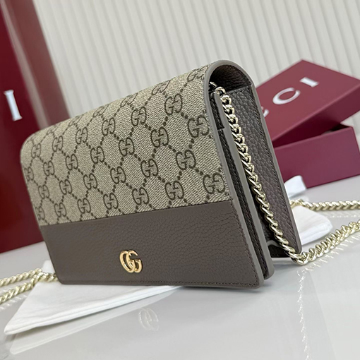 グッチ GG Marmont レディースシリーズチェーンウォレット