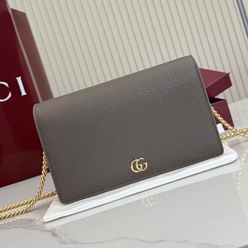 グッチコピー GG Marmont レディースクラシックシリーズチェーンウォレット