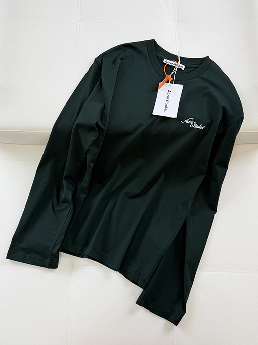アクネストゥディオズ Acne Studios ロゴ刺繍入り長袖シャツ