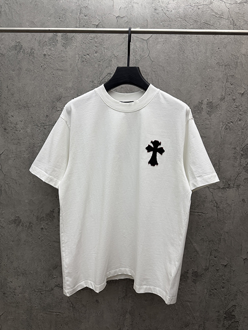 クロムハーツ 26SS 春夏新作 双层貼布刺繍 半袖Tシャツ