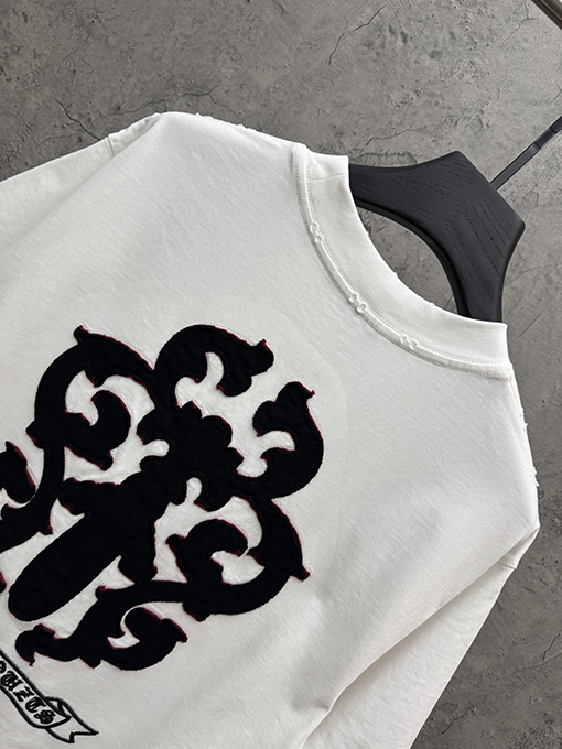 クロムハーツ 26SS 春夏新作 双层貼布刺繍 半袖Tシャツ