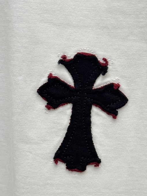クロムハーツ 26SS 春夏新作 双层貼布刺繍 半袖Tシャツ