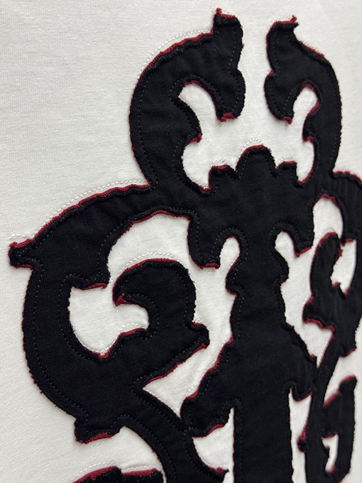 クロムハーツ 26SS 春夏新作 双层貼布刺繍 半袖Tシャツ