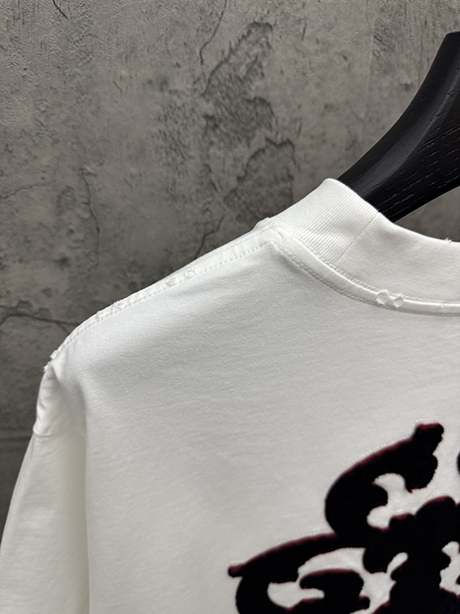 クロムハーツ 26SS 春夏新作 双层貼布刺繍 半袖Tシャツ