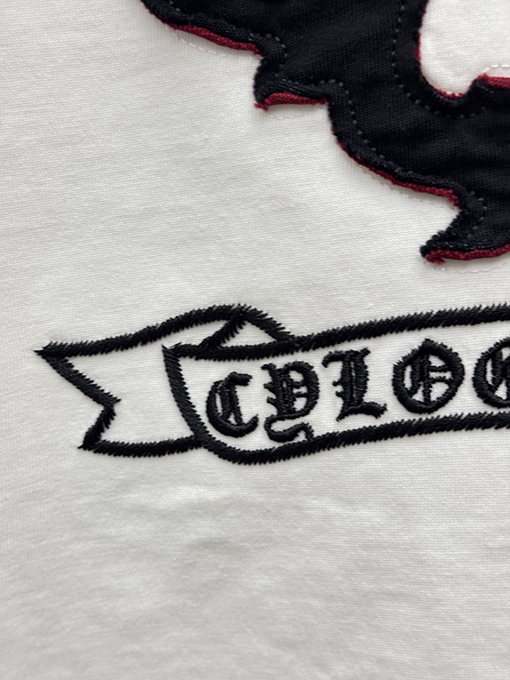クロムハーツ 26SS 春夏新作 双层貼布刺繍 半袖Tシャツ