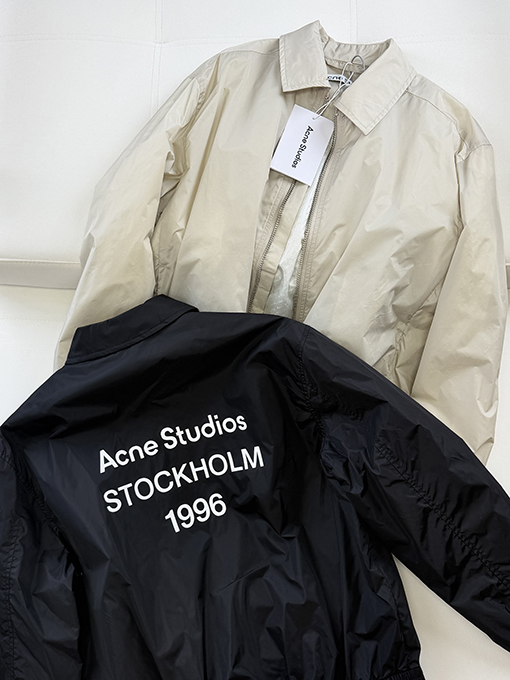 アクネストゥディオズ Acne Studios 1996 ロゴ入りテックファブリックジャケット