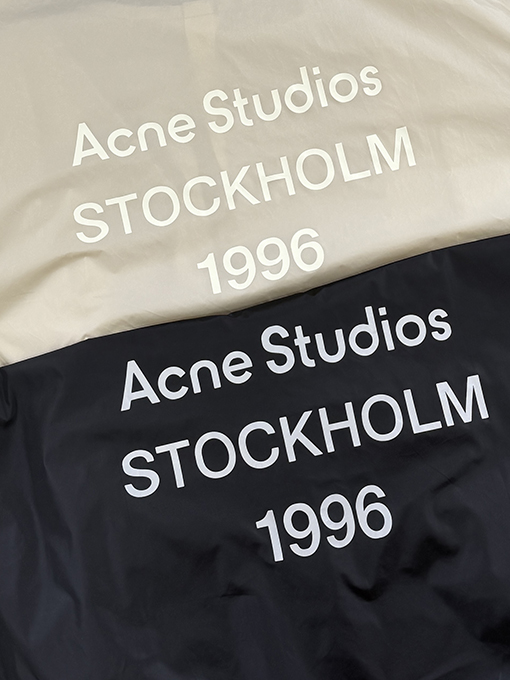 アクネストゥディオズ Acne Studios 1996 ロゴ入りテックファブリックジャケット