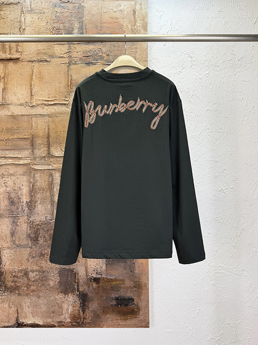 バーバリー BURBERRY 刺繍ロゴ入り長袖シャツ