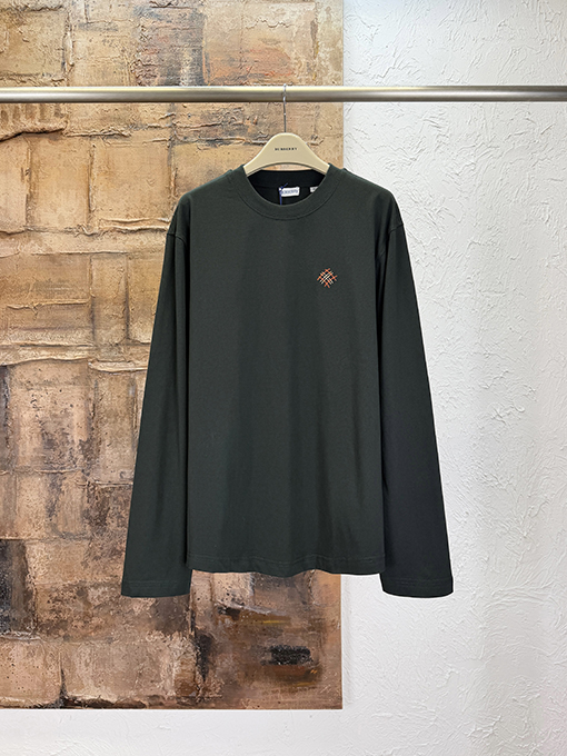 バーバリー BURBERRY 刺繍ロゴ入り長袖シャツ