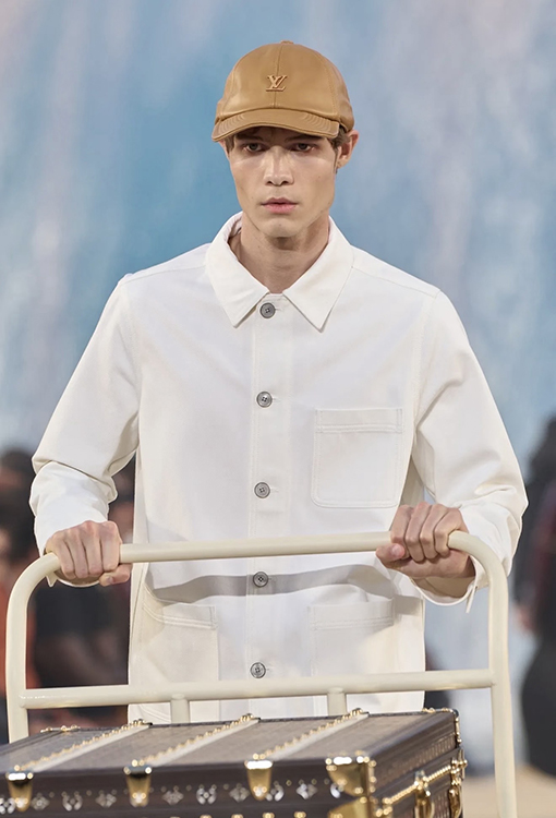 ルイヴィトン LOUIS VUITTON ランウェイEQUIPシャツジャケット