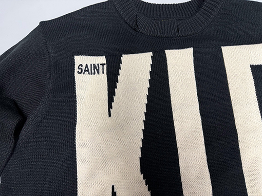 セント マイケルコピー Saint KLF 破壊するクルーネックセーター