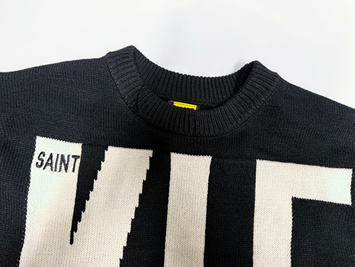 セント マイケルコピー Saint KLF 破壊するクルーネックセーター