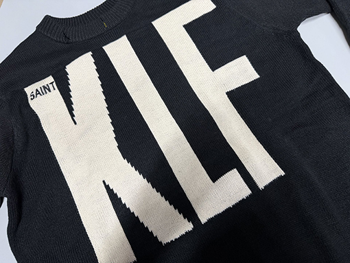 セント マイケルコピー Saint KLF 破壊するクルーネックセーター