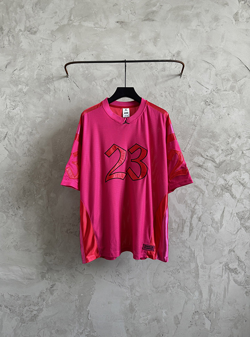 シュプリーム半袖チームジャージスーパーコピー Supreme コラボレーション ピンクオリーブ 半袖チームジャージ