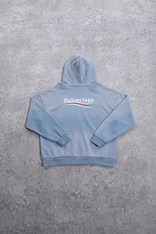 バレンシアガ偽物 Balenciag コーラ文字入りパーカー